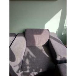 Bankstel 2 2zits 1 fauteuil antraciet