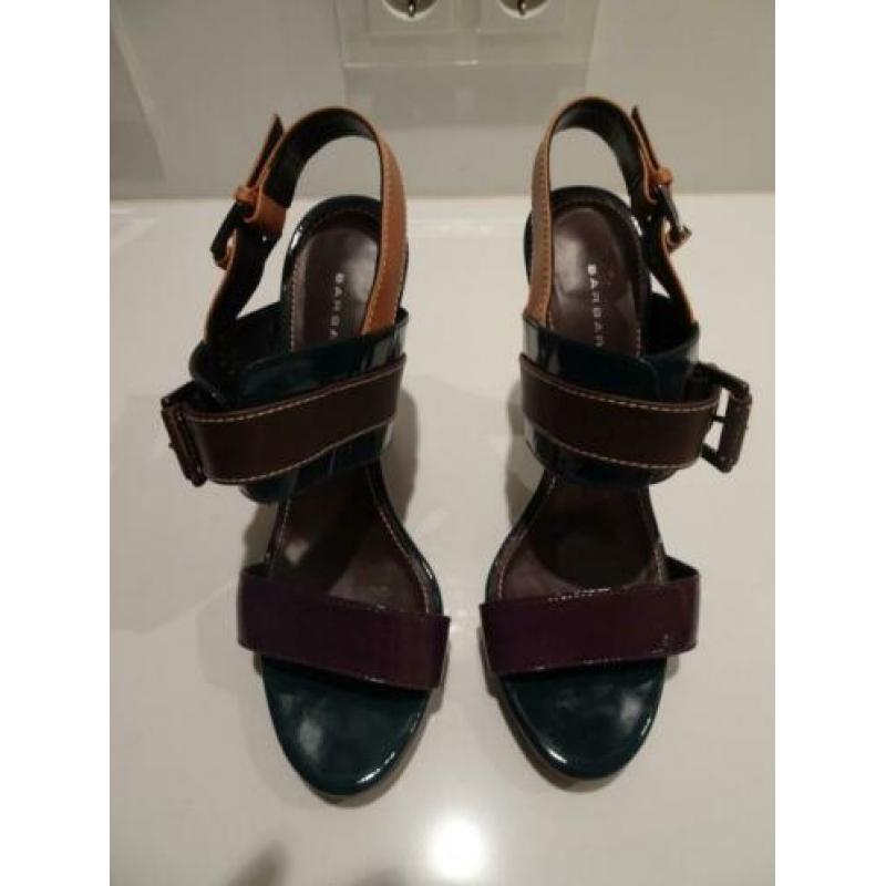 BARBARA BUI kleurrijke sandalen met 2 gespen
