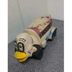 Vintage Holland duck B.V. vrachtwagen ornament.