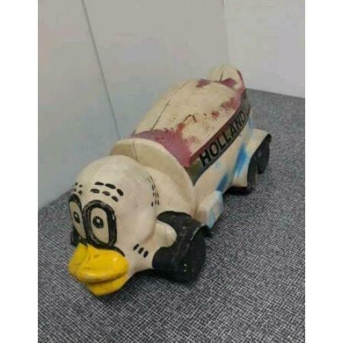 Vintage Holland duck B.V. vrachtwagen ornament.