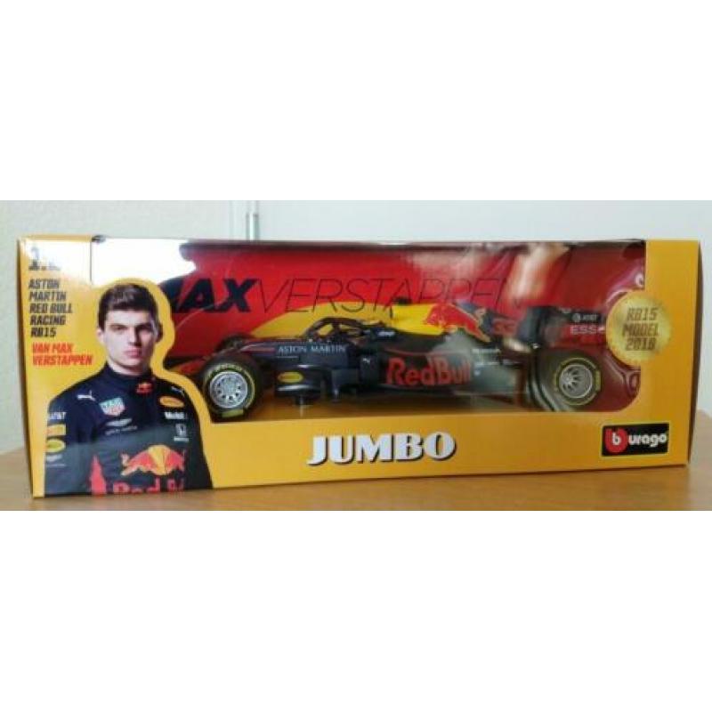 Max Verstappen RB 15, 2019 auto. Schaal 1:24, Jumbo actie