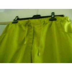 appelgroene 7/8 broek maat 48