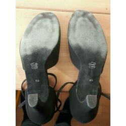Diamant latin salsa dansschoenen zwart maat 40 (6,5)