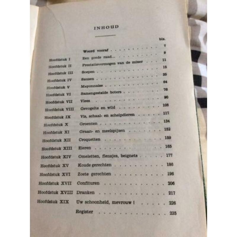 Kookboek groot mixerboek