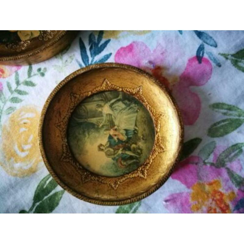 vintage microprints in lijst