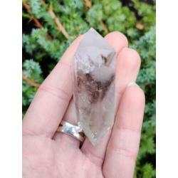 Kleine Smoky Amethist Dubbeleinder
