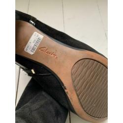 Clarks maat 38 zwart met gouden details