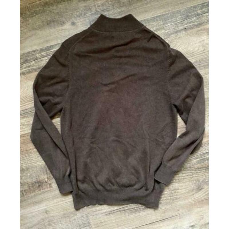 Mooi bruin vest Mc Gregor M met bijpassende blouse M
