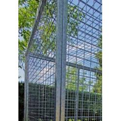 Kattenren gegalvaniseerd B=120 x D=180 x H= 180 cm