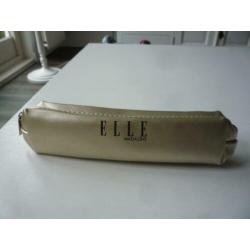 NIEUW! Elle Magazine Goudkleurige Etui Tasje