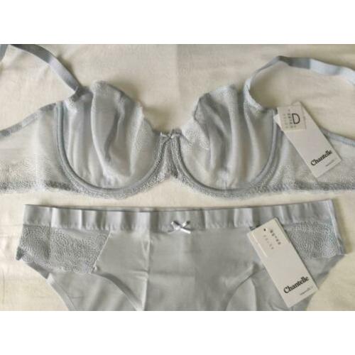 Nieuw CHANTELLE luxe set 80D BH +slip 42 LE MARAIS 80 D schi