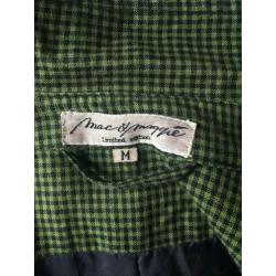 Mac & Maggie vintage geruite trenchcoat mt M