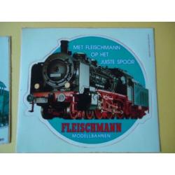 4 Treinen stickers