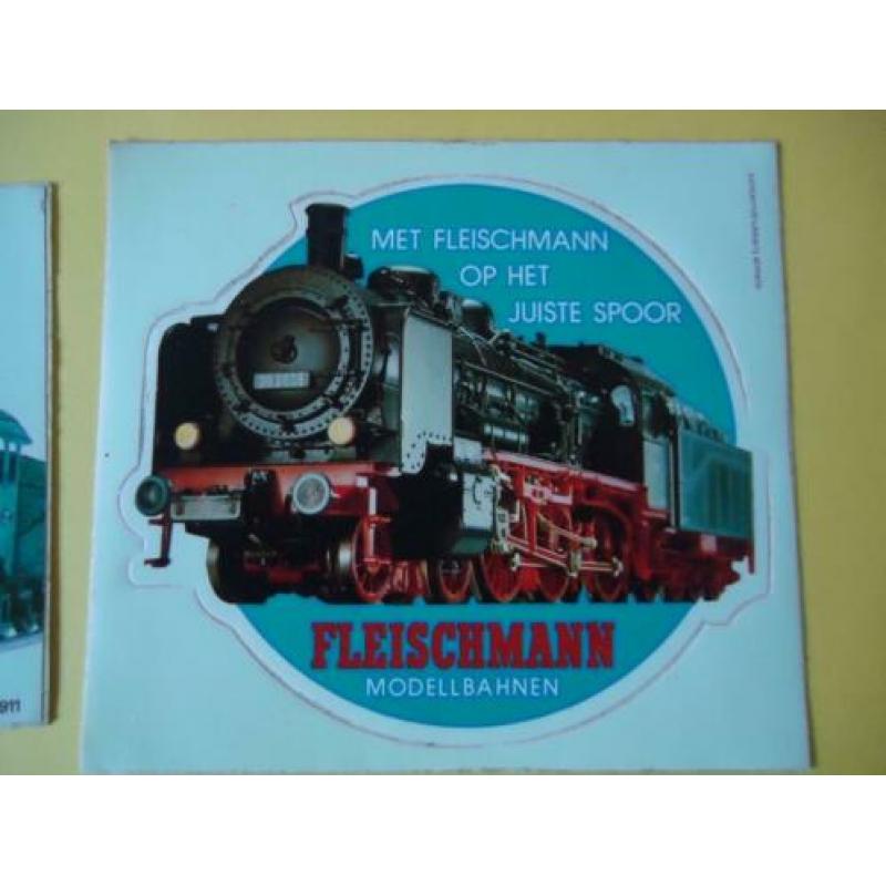 4 Treinen stickers