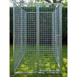 Kattenren gegalvaniseerd B=120 x D=180 x H= 180 cm