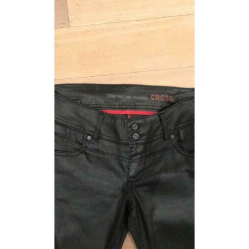 Cross zwarte stretch spijkerbroek broek W29 L 34