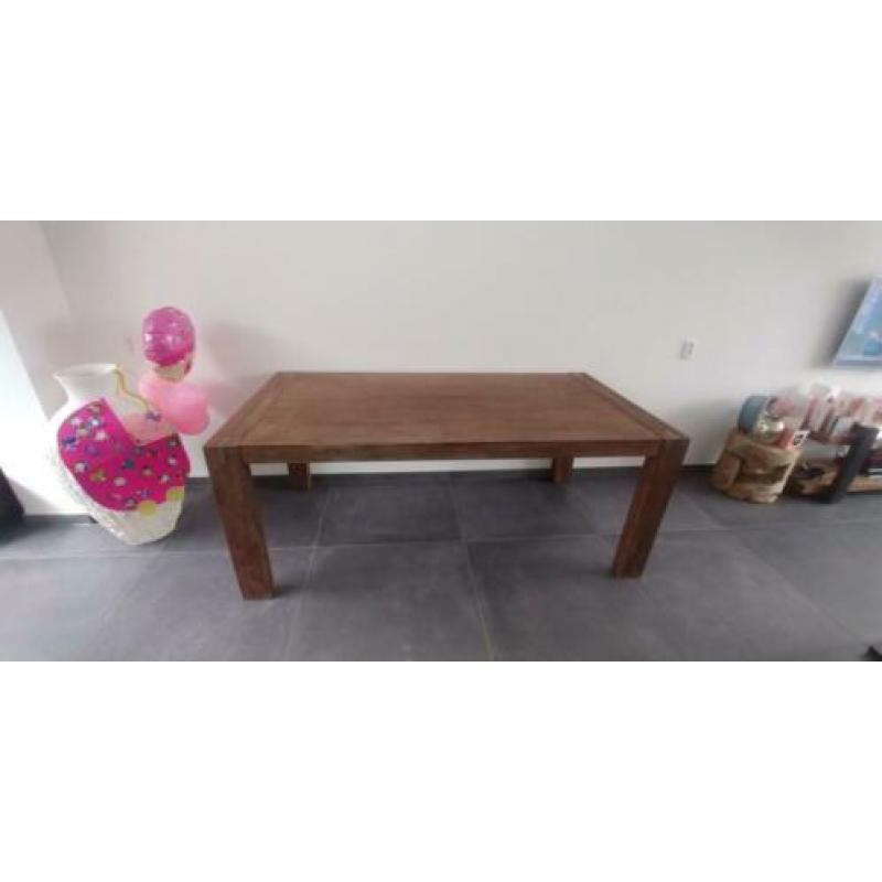 Eettafel teakhout Sijben design