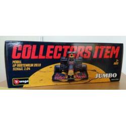 Max Verstappen RB 15, 2019 auto. Schaal 1:24, Jumbo actie
