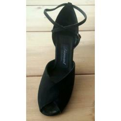 Diamant latin salsa dansschoenen zwart maat 40 (6,5)