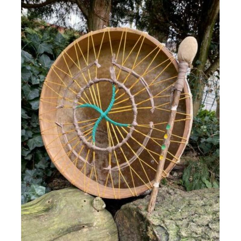 Sjamanendrum Koe 52 cm Native