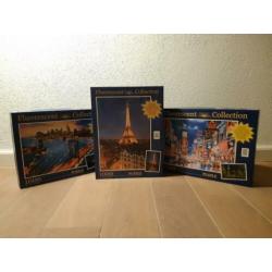 3x legpuzzel, Clementoni, Fluorescent Collection