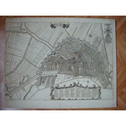 Plattegrond amsterdam 1726