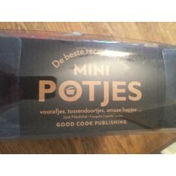 Set 6 stuks Mini-potjes / overschaaltjes (NIEUW in doos)