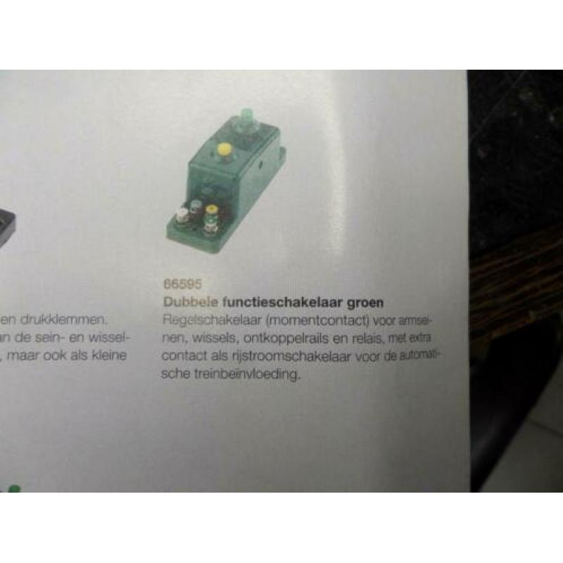 trix Artikel 6595 3,50 euro per stuk NIEUW Moment schakelaar