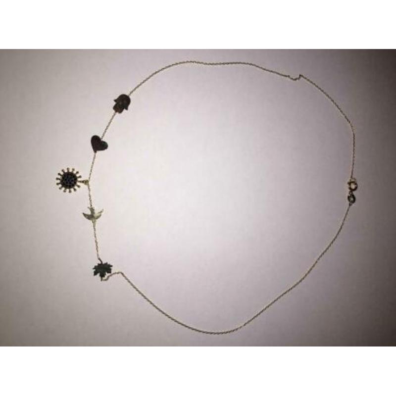 Bedelketting 14kt goud
