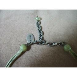 Verstelbare Ketting Kralen – Groen Goud – Wings - zgan