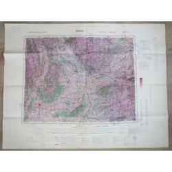 WW2 Landkaart Brno (Tsjechië) 1944 Brits (07) :: Overdruk ::