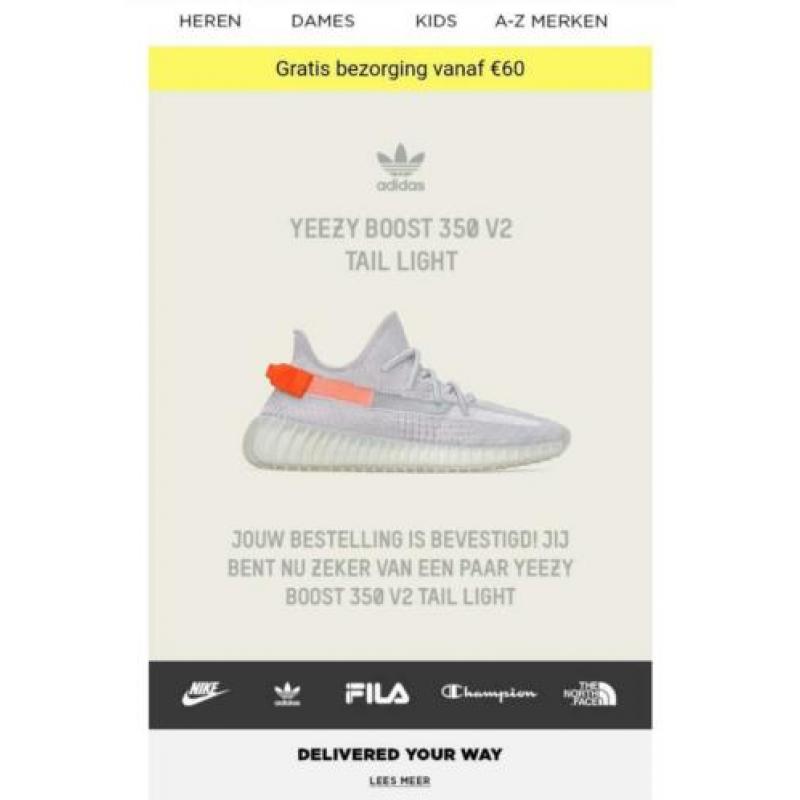 Te Koop: Yeezy Boost 350 V2 Tail Light Maat 39 1/3