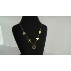 Bedelketting 14kt goud