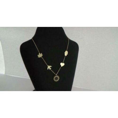 Bedelketting 14kt goud