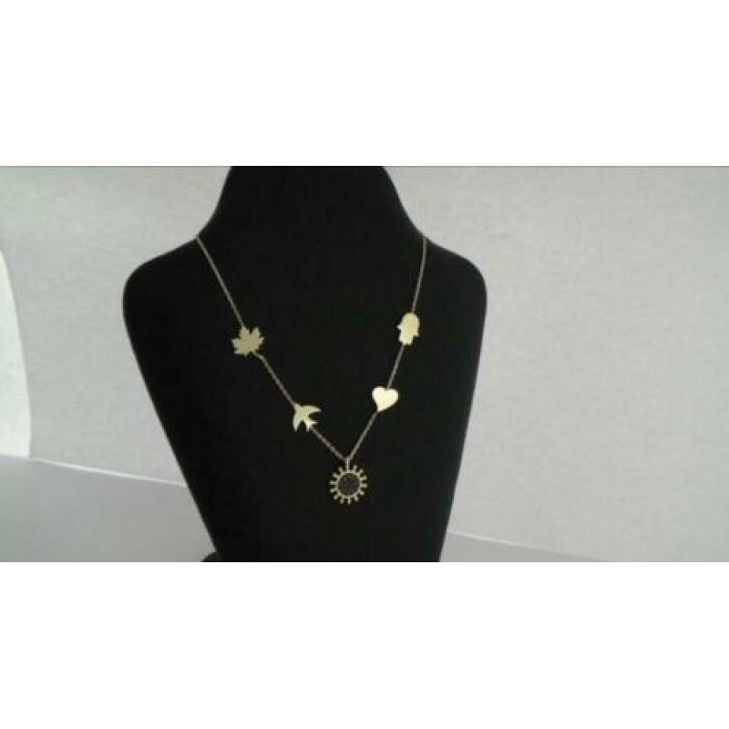 Bedelketting 14kt goud