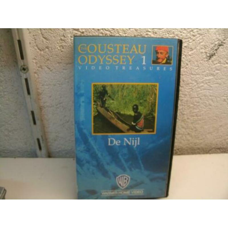 vhs 108 10 banden van cousteau odyssey samen