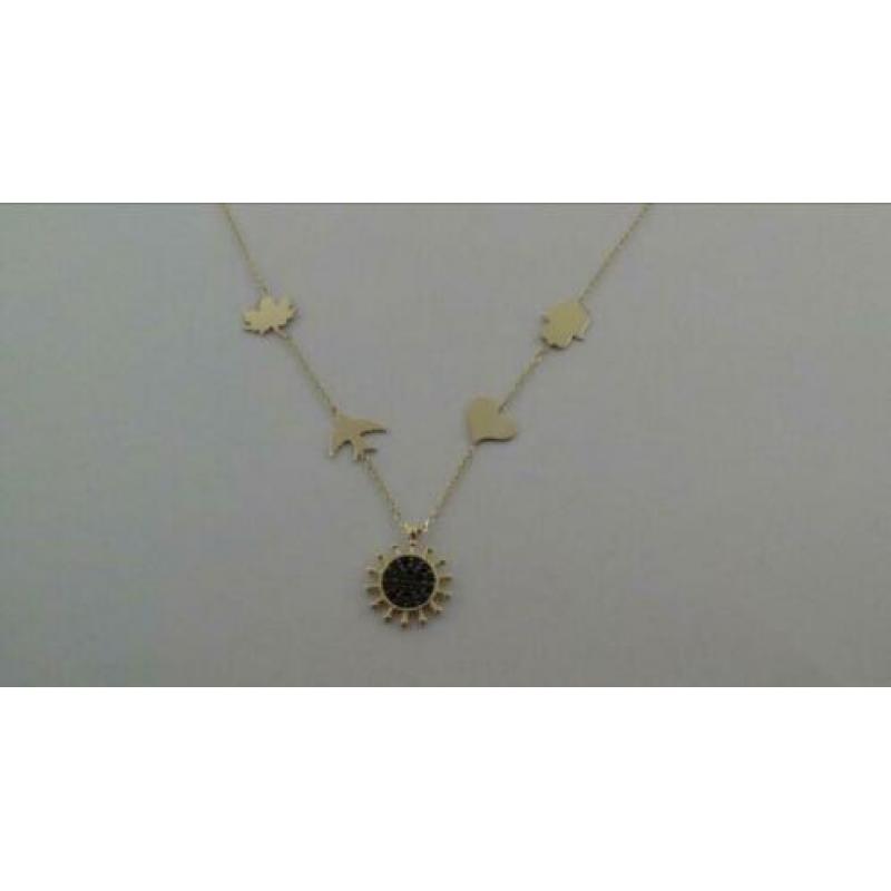 Bedelketting 14kt goud
