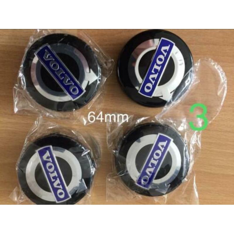 Naafdoppen Volvo naafkappen 60 mm 64 mm