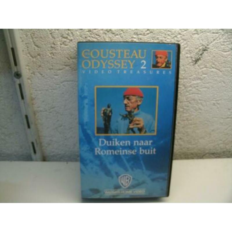vhs 108 10 banden van cousteau odyssey samen