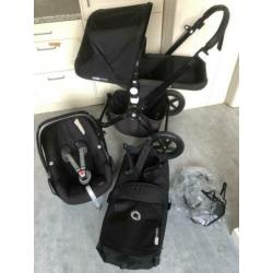 Nette Bugaboo Cameleon 3 kinderwagen all black edition 3in1