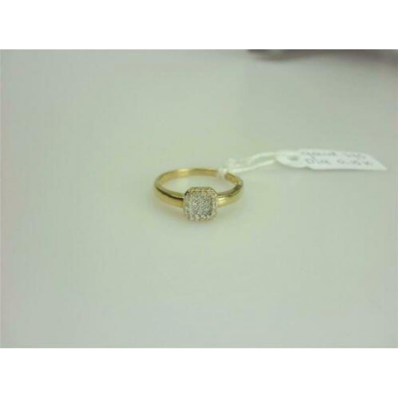 Ring goud met 0.15K diamant / Z6183