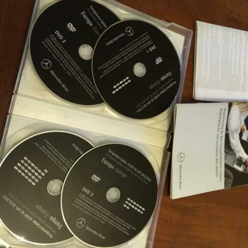 Mercedes navigatie update 2015/2016 audio 50 aps dvd Europa