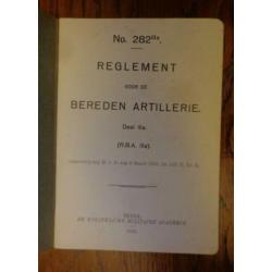 Regelement bereden artillerie (5 deeltjes)
