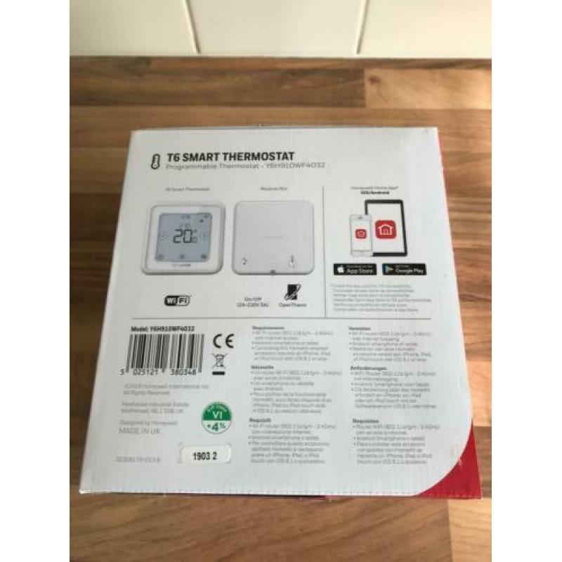 Nieuwe honeywell lyric t6 bedrade thermostaat