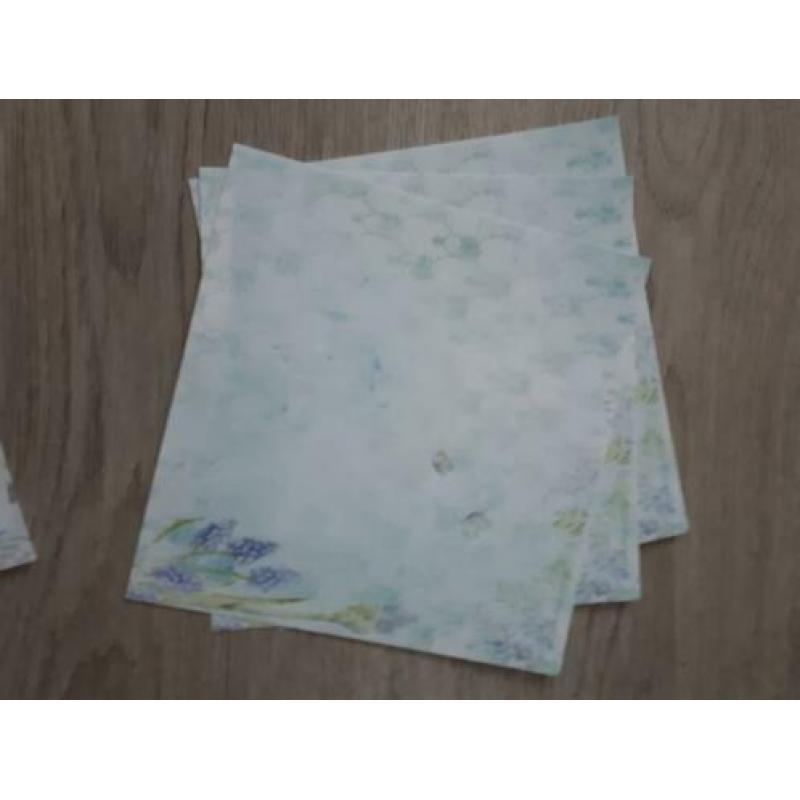 12 Scrapbook vellen 15x15cm Marjolein Bastin