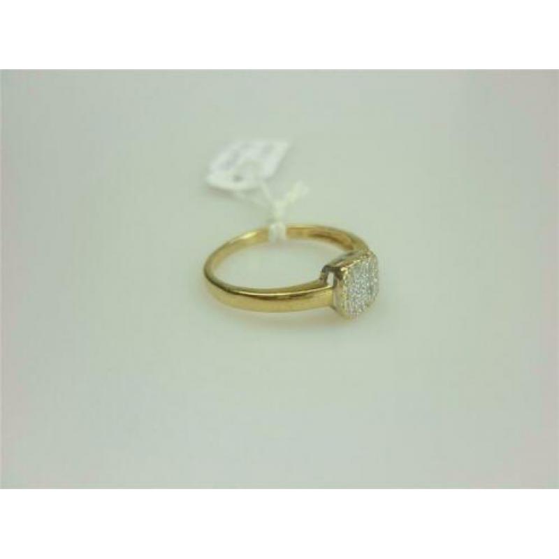 Ring goud met 0.15K diamant / Z6183