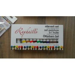 Schilderset Raphaello (canvas, pallet, olieverf en penselen)