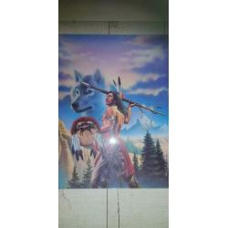 Gelamineerd. 40×50cm