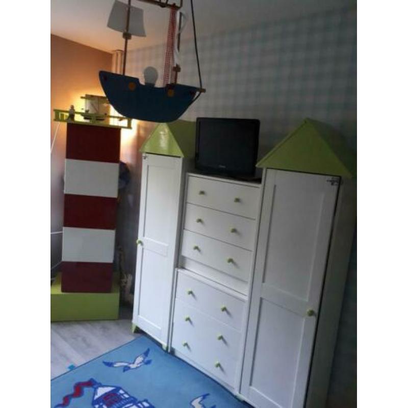 Complete stoere kinderkamer thema boten