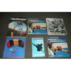 8 boeken parachute springen FALLSCHIRMSPORT – Gleitschirmseg